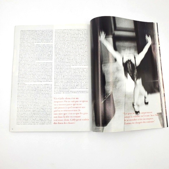 Madonna French VOGUE Paris Cover 1993 Magazine Girlie Show Tour Ad Rare - Picture 6 of 7